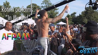 Rotimi performs quotIn My Bedquot live 2022 Baltimore AFRAM [upl. by Nnairak]