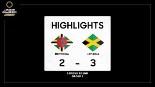 Concacaf Qualifiers 2026 World Cup  Dominica 2  3 Jamaica  Second Round [upl. by Nedaj968]