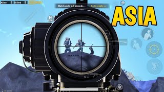 VECTOR  6x scope vs ASIAN PROS  PUBG MOBILE [upl. by Eniamirt424]