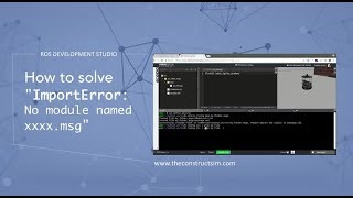 ROS QampA 036  How to solve the error quotImportError  No module named xxxxmsgquot [upl. by Ikaz]