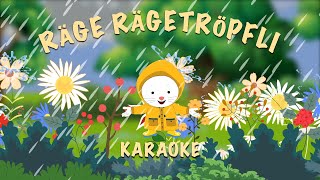 Räge Rägetröpfli  Häsli Ingo Karaoke [upl. by Ahseka]