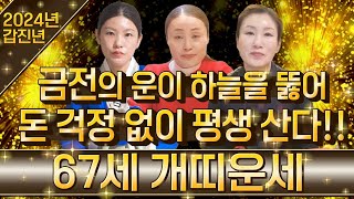 2024년 1958년생 67세 개띠운세 초대박 금전운이 하늘을 뚫어 돈 걱정 없이 평생 산다 58년생 개띠의 운명과 평생의 운세2024년 갑진년 대박나는 67세 개띠운세 [upl. by Nnaael]