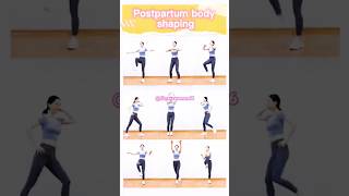 Postpartum body shaping exercises at home postpartum bodyshaping shorts viralshorts [upl. by Eatnuahc62]