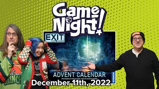 GameNight 24 Days of Advent  Exit The Game – Advent Calendar The Mystery of the Ice Cave Dec 11 [upl. by Wyatt986]