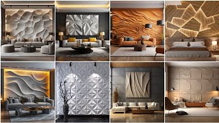 3D wall panel design  pvc wall panels design ideas  3D wall panel decor ideas  diy 3D wall panel [upl. by Ajnat740]