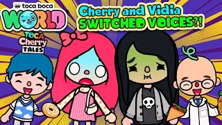 Cherry and Vidia SWITCHED VOICES Lets Play Toca LIfe World [upl. by Ardekahs]