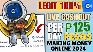 LEGIT EARNING GCASH APPPER DAY ₱125 GCASH ANG NARIRECEIVED KO₱1058 NACASHOUT KO DITOearningapp [upl. by Mehalick]