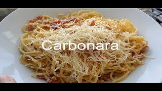 Cómo hacer CARBONARA  까르보나라  Cocina rápido y fácil  receta de comida coreana [upl. by Thoma]