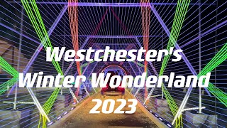 Westchesters Winter Wonderland 2023  Christmas Lights  Kensico Dam Plaza Valhalla NY [upl. by Basset]