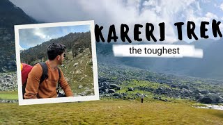 Kareri Trek The toughest  Hidden offbeat places in Himachal  Dharamshala  NIT Hamirpur  Triund [upl. by Arbmik]