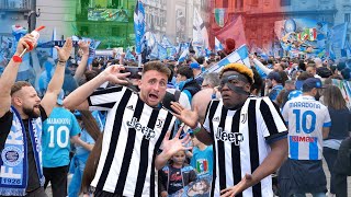 JUVENTINI alla festa SCUDETTO del NAPOLI FINITO MALE [upl. by Shiroma]