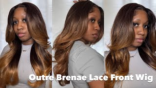 OUTRE LACE FRONT BRENAE DR4HONEY DIP  WIG REVIEW [upl. by Nilesoy]