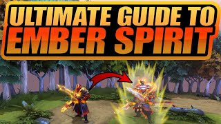 HOW TO CRUSH GAMES AS EMBER SPIRIT  735c Guide to Ember Spirit [upl. by Lipps]