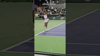 Asia Muhammad amp Ena Shibahara tennis tennisplayer indianwells shorts [upl. by Monjo809]