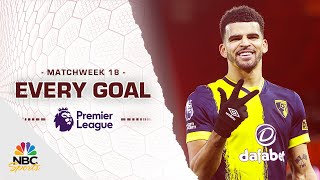 Every Premier League goal from Matchweek 18 202324  NBC Sports [upl. by Petra]