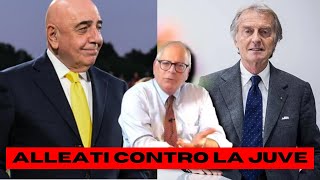 MONCALVO SHOCK Galliani e Montezemolo Alleanza per distruggere la TRIADE e la JUVE [upl. by Aicram572]