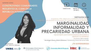 Marginalidad Informalidad y Precariedad Urbana [upl. by Annahsar]