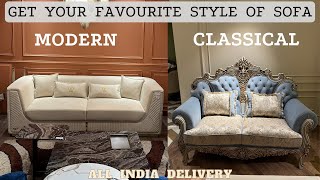 Buy Modern Sofa and Classical Sofa Bed under one Roof as per your Requirements withe Interior Ideas [upl. by Nelleoj48]