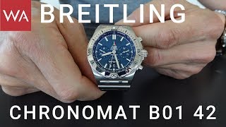 Exclusive handson BREITLING Chronomat B01 42 new Collection 2020 [upl. by Pennington892]