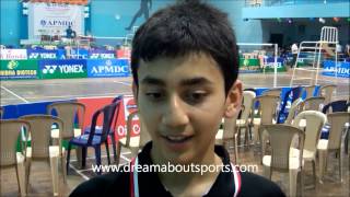 Rising Stars  Lakshya Sen U15 national badminton champion [upl. by Ardnazil]