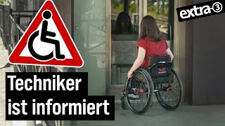 Realer Irrsinn Fitnessprogramm für RolliFahrerin  extra 3  NDR [upl. by Ahcropal52]