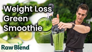 How to make a Weight Loss Green Smoothie in a Vitamix Blender  Recipe Video [upl. by Elliot]