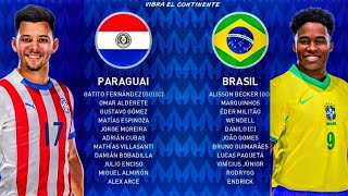 Paraguai x Brasil MELHORES MOMENTOS Quem Leva a Melhor nas Eliminatórias Faça Sua Aposta [upl. by Molli]