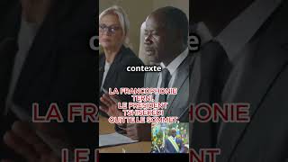 La francophonie terni le président tshisékédi quitte le sommet [upl. by Yenattirb]