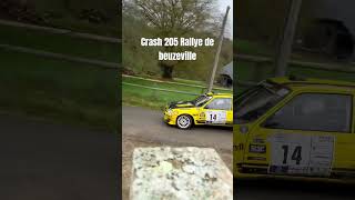 Crash 205 Rallye de beuzeville 2024 es1 [upl. by Bui426]