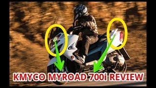 Kymco MyRoad 700i Review [upl. by Gnik]