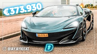 McLaren 600LT Spider met VLAMMENDE UITLATEN  Daily Driver  DAY1 [upl. by Rayna]