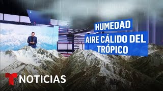 ¿Por qué preocupa que llueva en zonas saturadas de nieve de California  Noticias Telemundo [upl. by Tayler926]