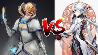 Father Barbara DPS VS Arlecchino Boss Fight Genshin Impact [upl. by Ursas]