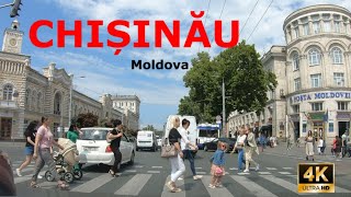 CHIȘINĂU Moldova  Dash Cam Driving Tour 4K UHD  Part 1 [upl. by Aloysius]