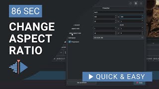 Kdenlive Tutorial How to Change Aspect Ratio in Kdenlive [upl. by Orion]