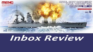 Meng 1700th Scale HMS Rodney In Box Review meng 1700 scalemodelkit royalnavy [upl. by Atinob255]