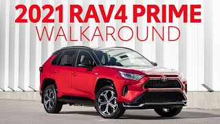 2021 Toyota RAV4 Prime XSE with XSE Premium Technology Package Walkaround [upl. by Dermot]