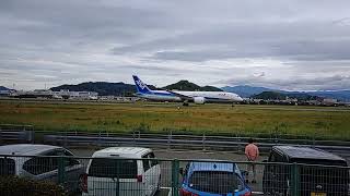 松山空港592便離陸（JA832A） [upl. by Bagger]