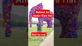 Balloon Ke Andor Kiya HaiBall balloon dinosaur elephat elephantsworld funny [upl. by Eam530]