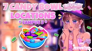 ALL CANDY BOWL LOCATIONS IN ROYALE HIGH 2023 🍬🏰🤑  ROYALLOWEEN 2023 [upl. by Schifra268]