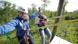 Brainerd Zip Line Tour 2017 BRP [upl. by Molini903]