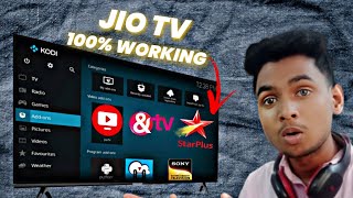 Jio tv app in kodi  Jio tv problem  JIO Tv App all error solve [upl. by Ardehs]