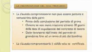 La certificazione dei contratti di lavoro [upl. by Venuti]