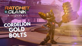 RATCHET amp CLANK RIFT APART  ALL Cordelion Gold Bolts Locations [upl. by Merlin]