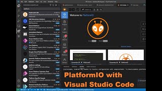 PlatformIO installation with Visual Studio Code and Hello world [upl. by Nagaem]