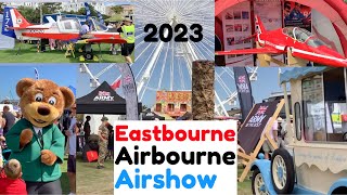 Eastbourne Airbourne Airshow 2023 static displays Eastbourne Airshow Airshow tour family day out [upl. by Lehte]