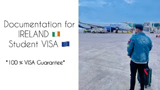 VISA Documentation for Ireland Student VISA 🇮🇪  100 VISA Guarantee  viral ireland irelandvisa [upl. by Ednihek865]