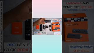 Amazon Fire TV Stick 3rd Gen Installation And Setup In 2024 firetvstick amazonfirestick firetv [upl. by Dahle]