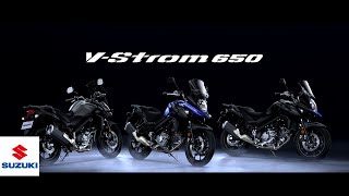 Color Lineup  2024 VStrom 650  Suzuki [upl. by Eidnil]