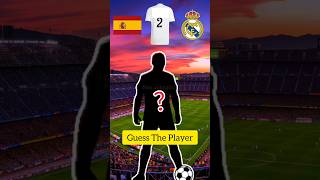 Guess The Player 🔥 shorts football guesstheplayer realmadrid brazil carvajal alison quiz [upl. by Gabbert642]